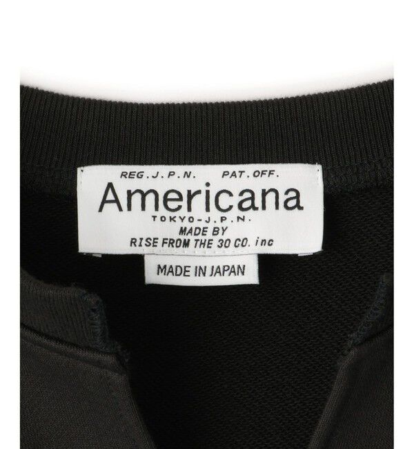 SALON adam et rope'「【Americana（アメリカーナ） for SALON】ロゴジップスウェット」|スウェット・ジャージ|