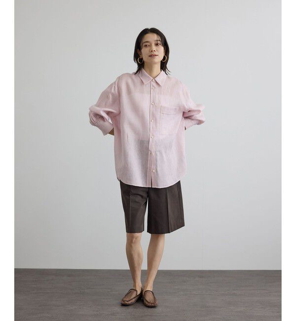 SALON adam et rope'「GENTLE LINEN シャツ」|シャツ・ブラウス|