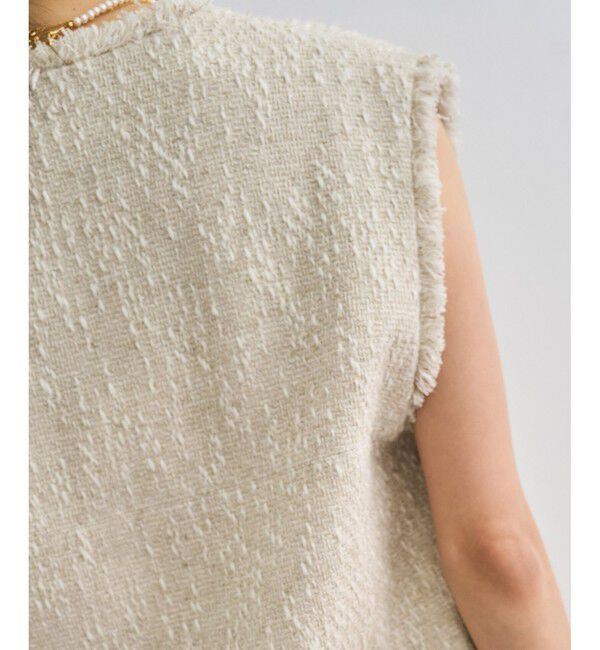 ROPE「サマーツイードジレ」|ベスト・ジレ|