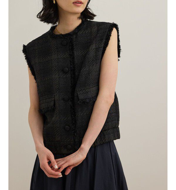 ROPE「サマーツイードジレ」|ベスト・ジレ|