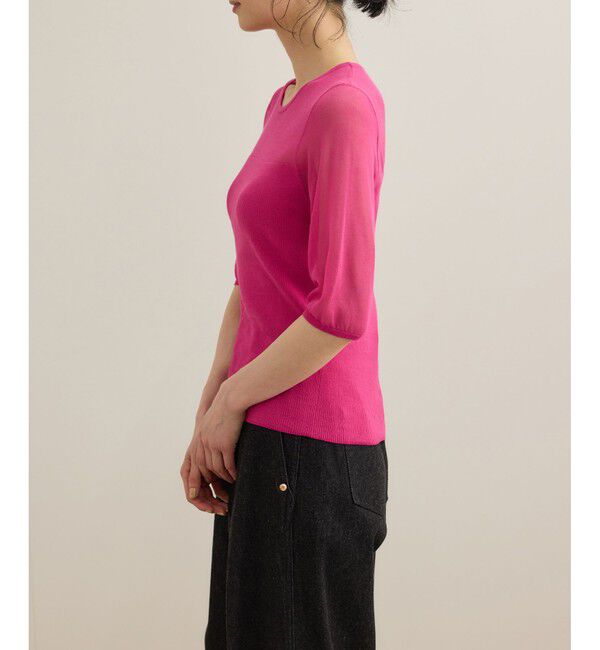 ROPE「シアーリブニット/洗える」|ニット・セーター|