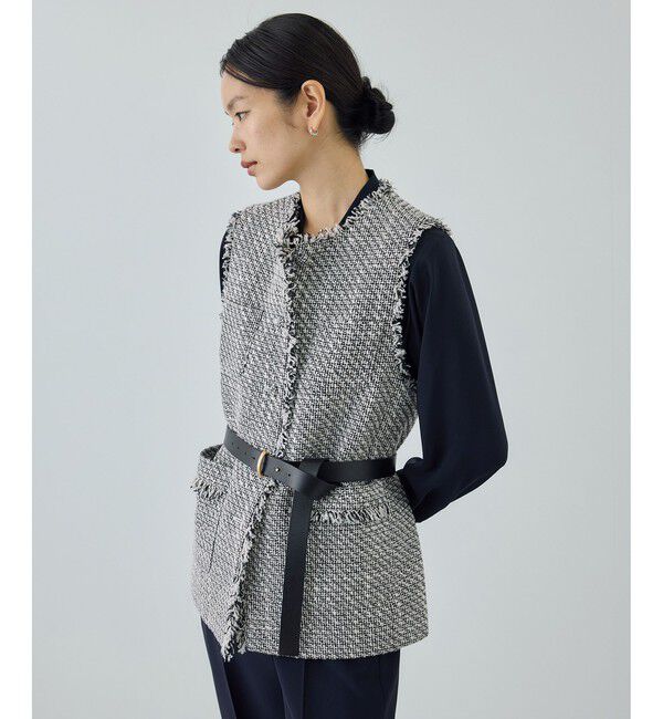 ROPE「ミックスツイードジレベスト/26SS」|ベスト・ジレ|