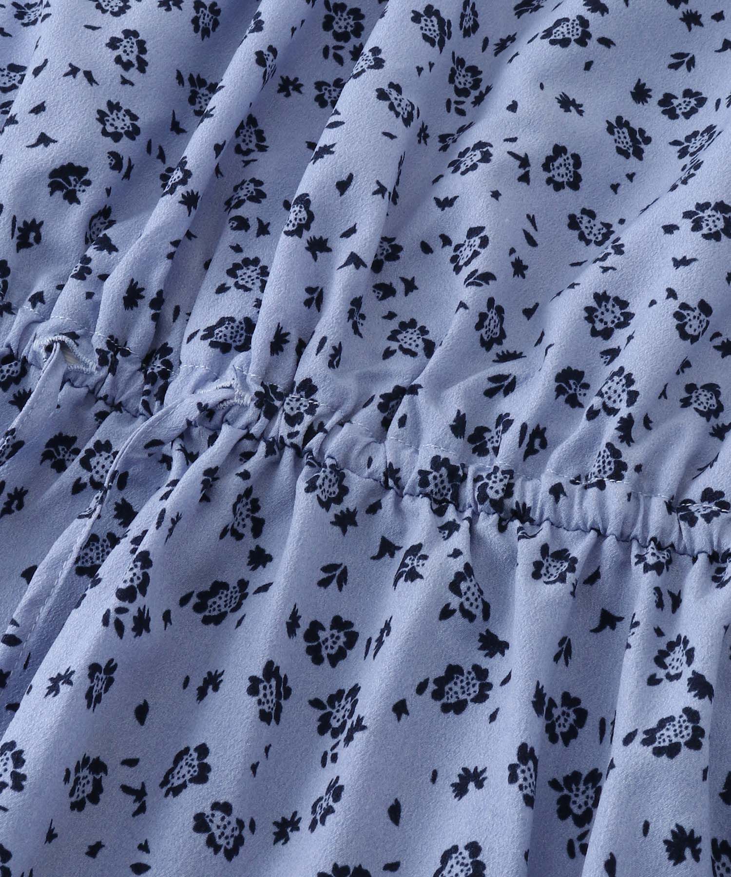 VIS「【一部店舗/WEB限定】【洗える】ハイネックフリルフラワープリントワンピース」|ワンピース|