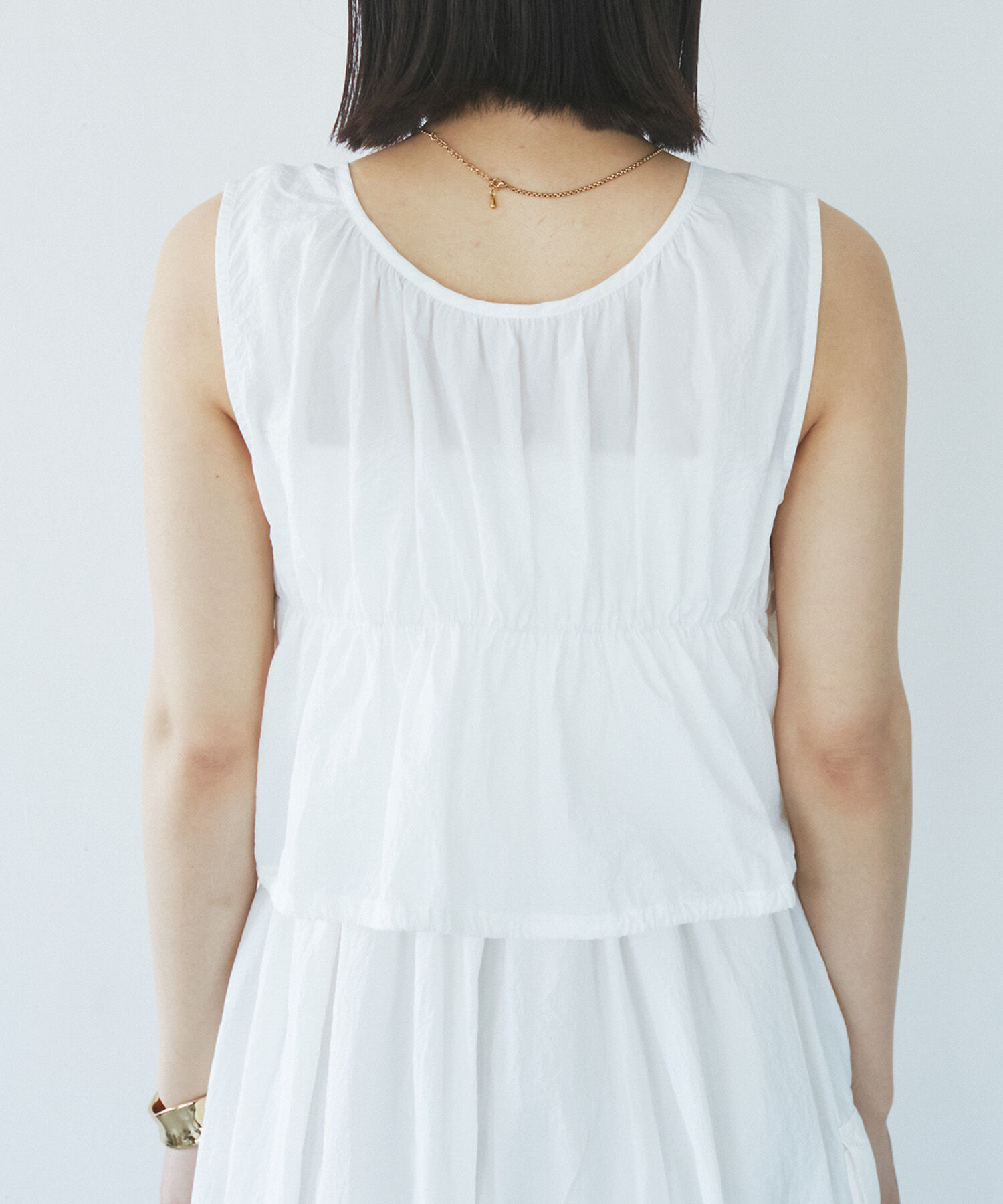 VIS「【SET】ショートボレロ＆リブ切り替えキャミワンピース」|ワンピース|