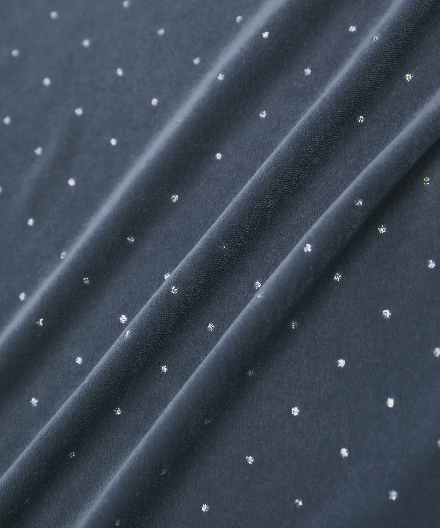 VIS「ラメプリントベロアロングスリーブTシャツ」|Tシャツ・カットソー|