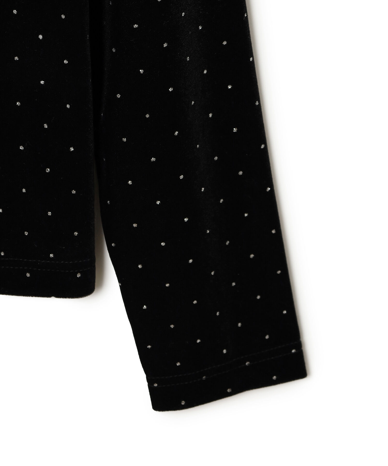 VIS「ラメプリントベロアロングスリーブTシャツ」|Tシャツ・カットソー|