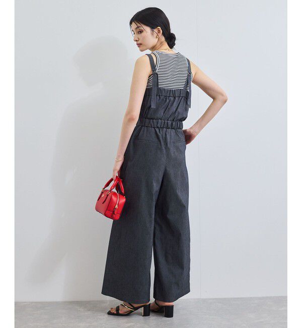 VIS「ベルト付きベアサロペット」|オールインワン|