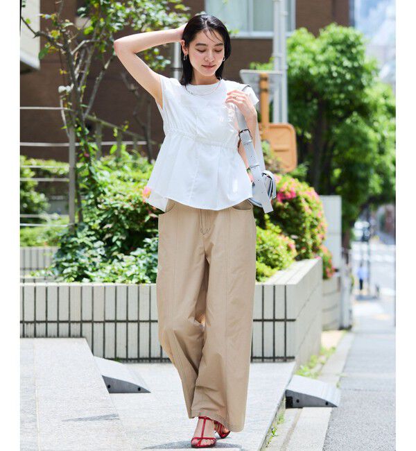 VIS「【WEB限定】ビスチェドッキングペプラムカットソー」|Tシャツ・カットソー|