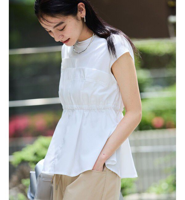 VIS「【WEB限定】ビスチェドッキングペプラムカットソー」|Tシャツ・カットソー|