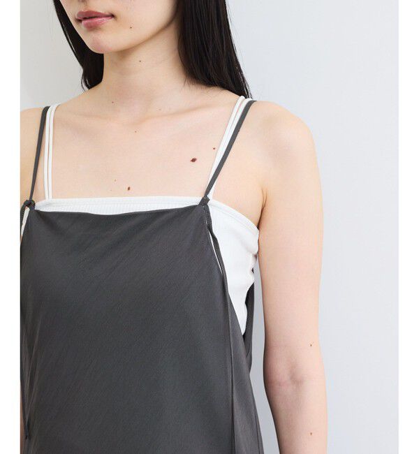 VIS「バイヤス仕立てナローキャミワンピース」|ワンピース|