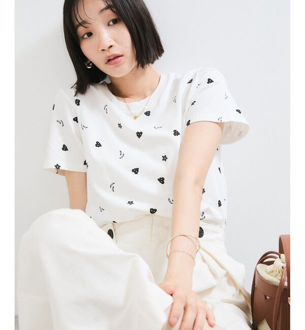 VIS「【Chocomoo】VIS別注グラフィックロゴTシャツ」|Tシャツ・カットソー|