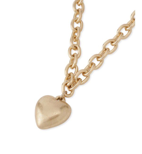 VIS「ハートボリュームチェーンネックレス」|ネックレス|