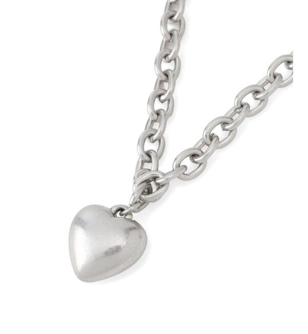 VIS「ハートボリュームチェーンネックレス」|ネックレス|