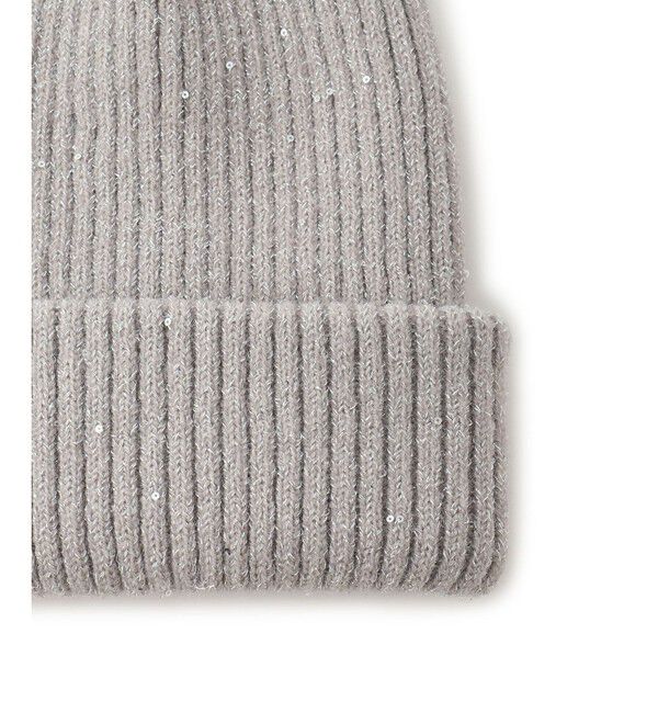 VIS「スパンコールラメニット帽」|ニット帽|