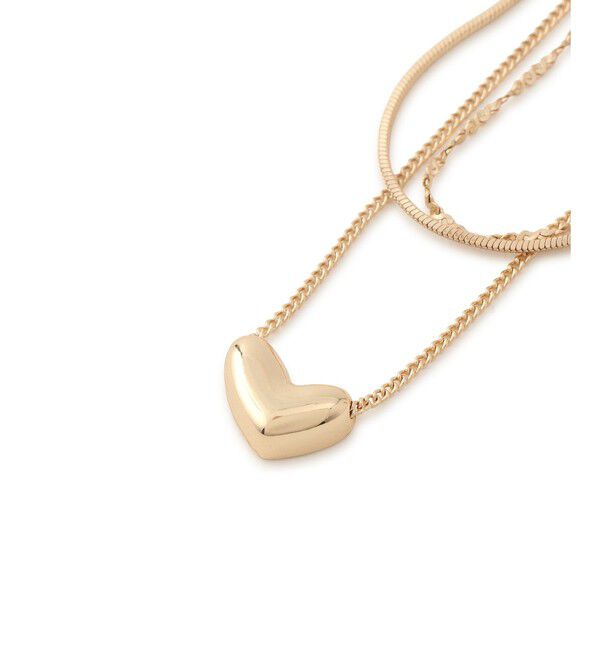 VIS「ハートレイヤードネックレス」|ネックレス|