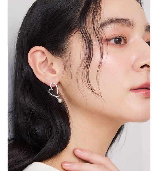 VIS「揺れパールハートピアス」|ピアス|