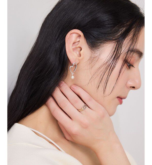 VIS「揺れパールハートピアス」|ピアス|