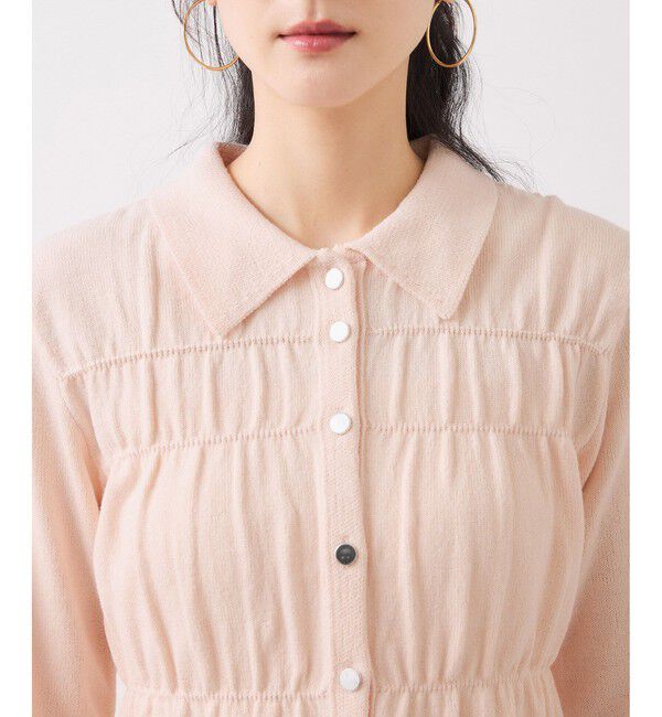 VIS「ギャザーニットカーデ」|カーディガン|