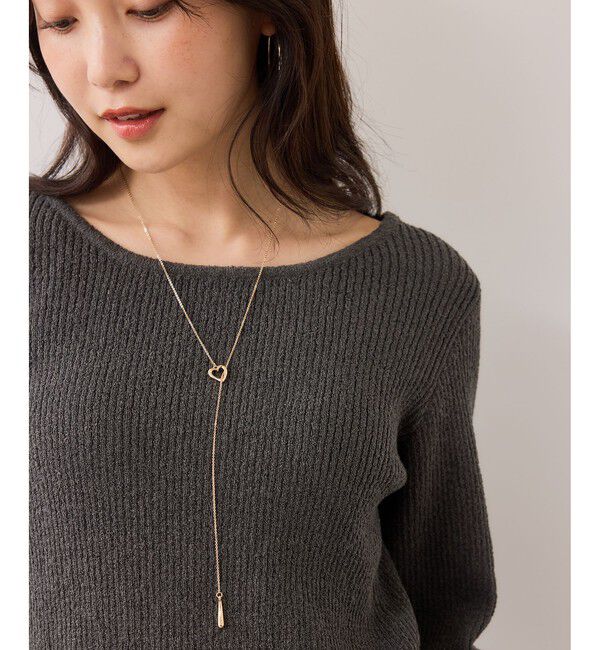 VIS「ハートポイントチェーンYネックレス」|ネックレス|