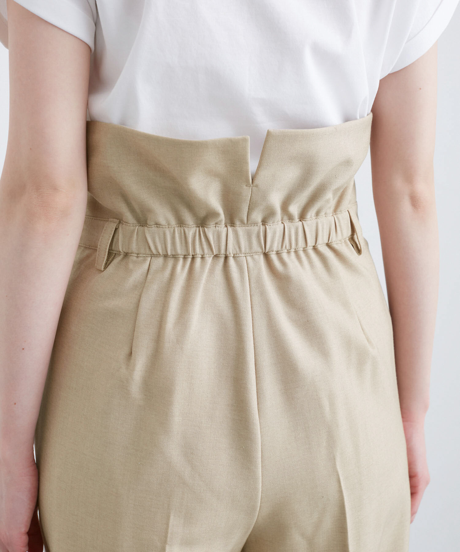 Rope&rsquo;Picnic「【ご好評につき新色追加決定！】リネン混シャンブレーパンツ/セットアップ対応・UVケア」|その他|