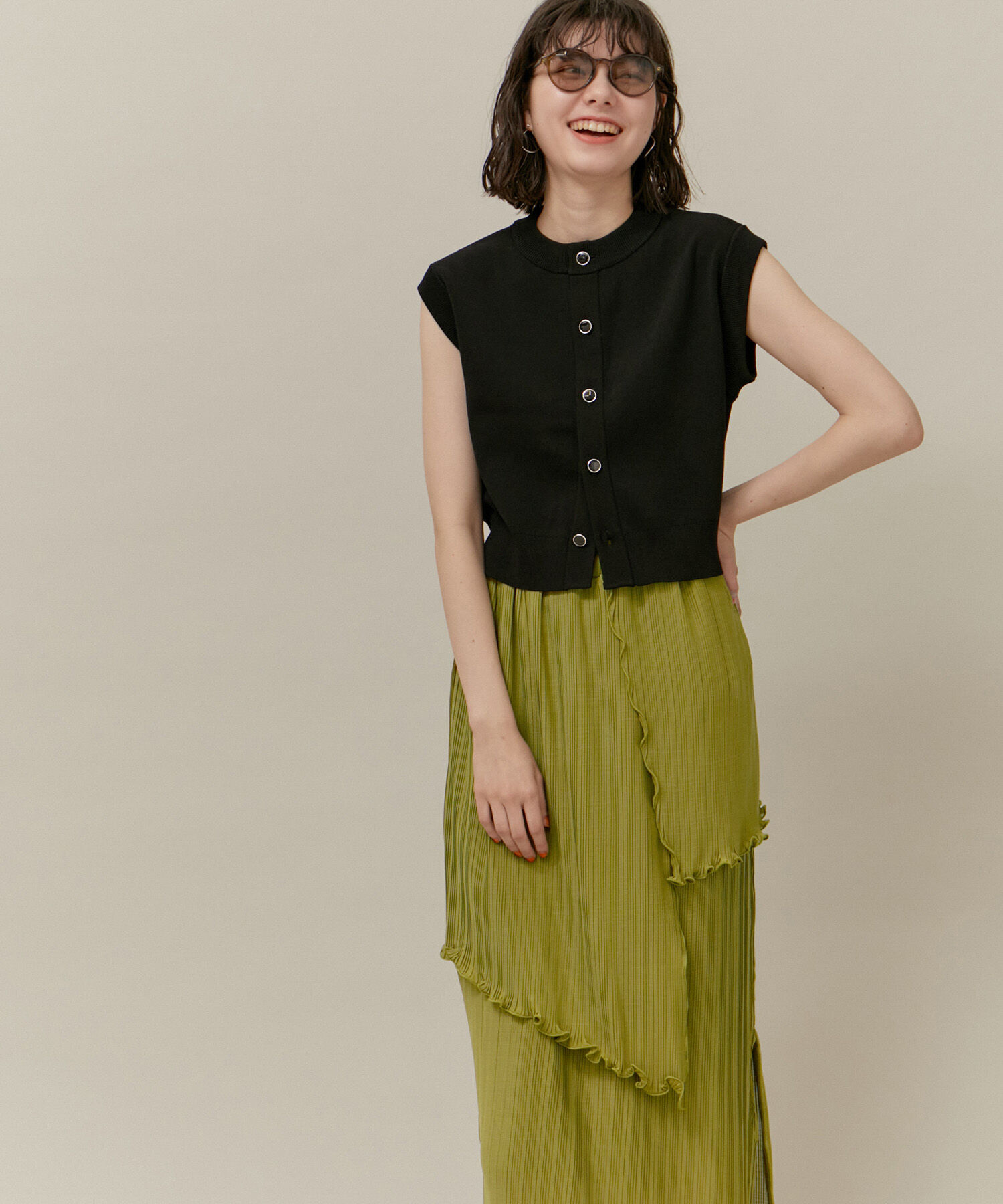 ROPE' PICNIC R「プリーツレイヤードスカート」|スカート|