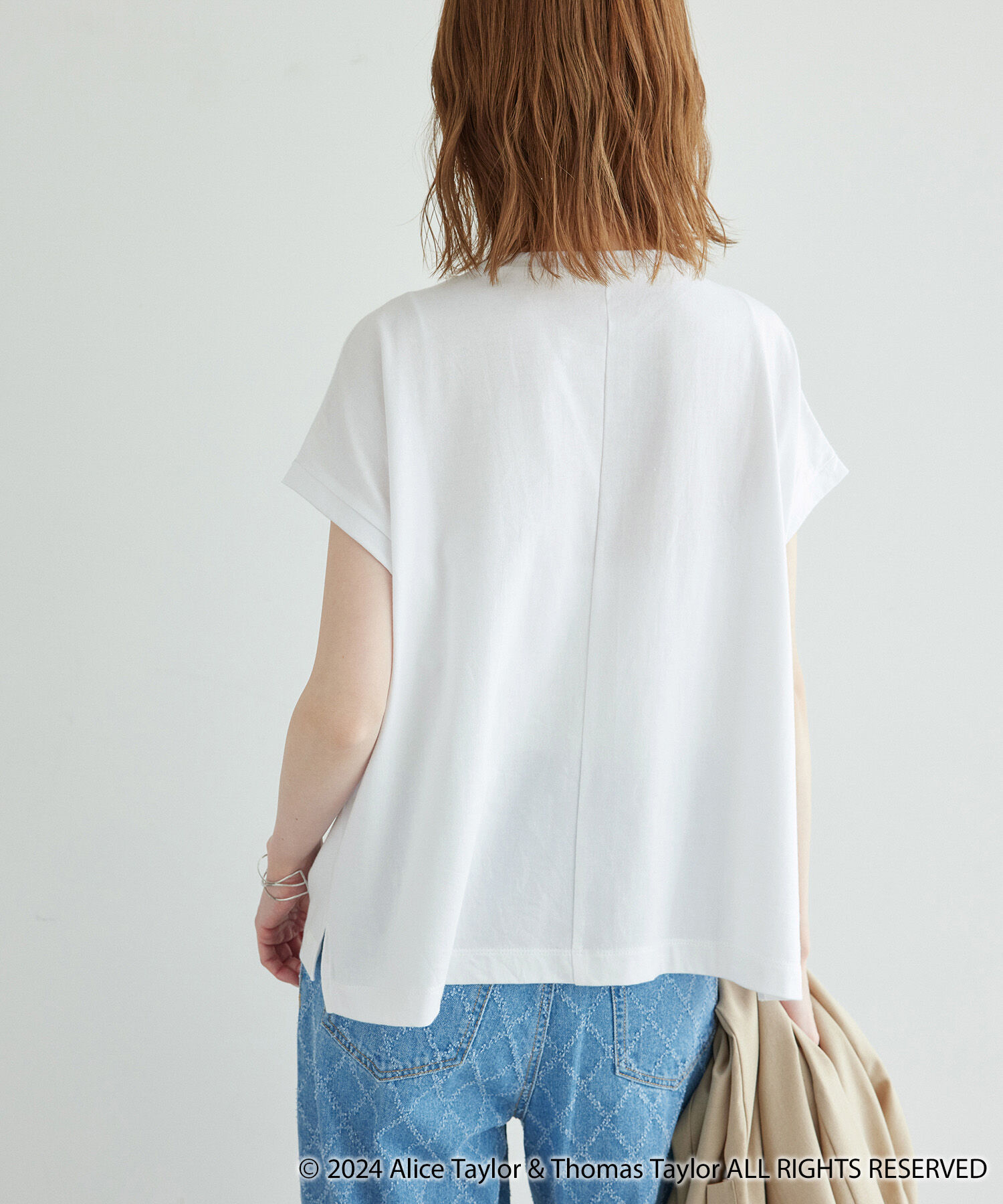 Rope&rsquo;Picnic「【BARBAPAPA(バーバパパ)&times;ROPE' PICNIC】フレンチスリーブTシャツ」|Tシャツ・カットソー|