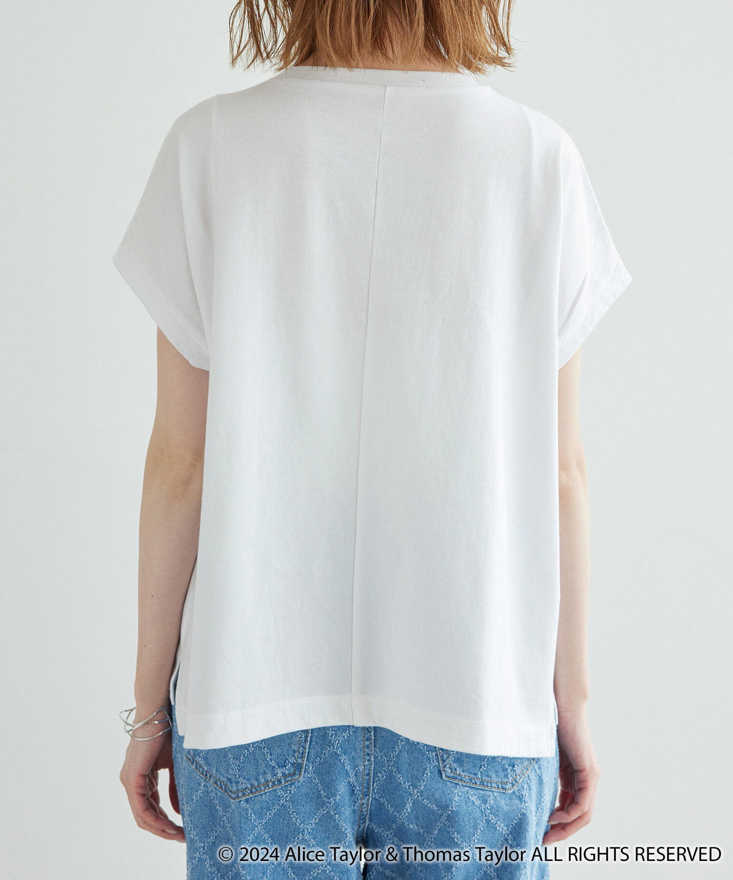 Rope&rsquo;Picnic「【BARBAPAPA(バーバパパ)&times;ROPE' PICNIC】フレンチスリーブTシャツ」|Tシャツ・カットソー|