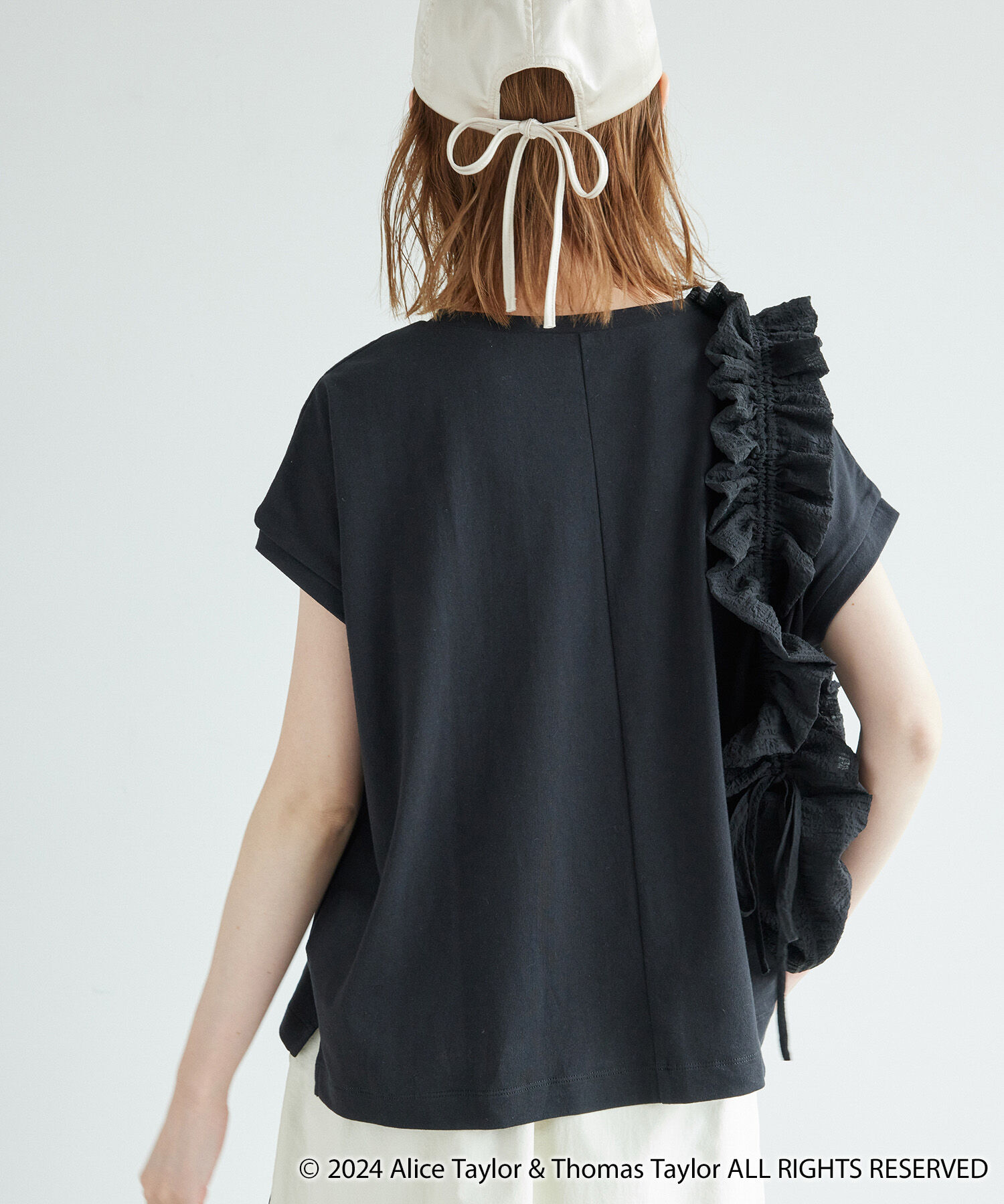 Rope&rsquo;Picnic「【BARBAPAPA(バーバパパ)&times;ROPE' PICNIC】フレンチスリーブTシャツ」|Tシャツ・カットソー|