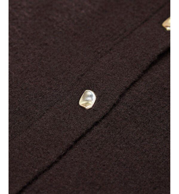 Rope&rsquo;Picnic「【新色追加】スフレニットシリーズ 変形メタルボタンミドル丈カーディガン/イージーケア・リンクコーデ」|カーディガン|