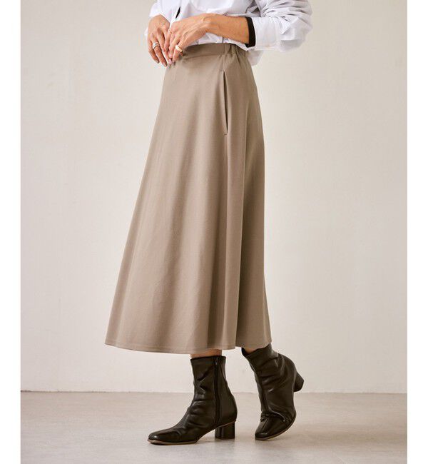 Rope&rsquo;Picnic「ポンチフレアイージースカート/セットアップ対応」|スカート|ブラウン系(22)