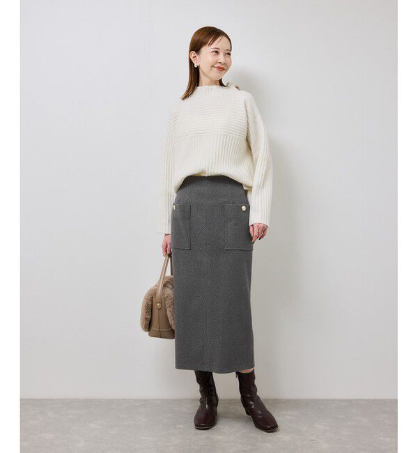 Rope&rsquo;Picnic「ジャージーアイラインスカート」|スカート|