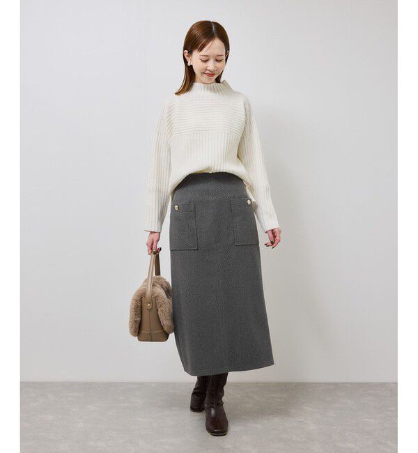 Rope&rsquo;Picnic「ジャージーアイラインスカート」|スカート|