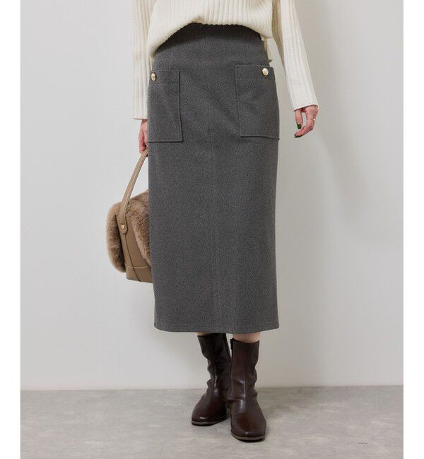 Rope&rsquo;Picnic「ジャージーアイラインスカート」|スカート|