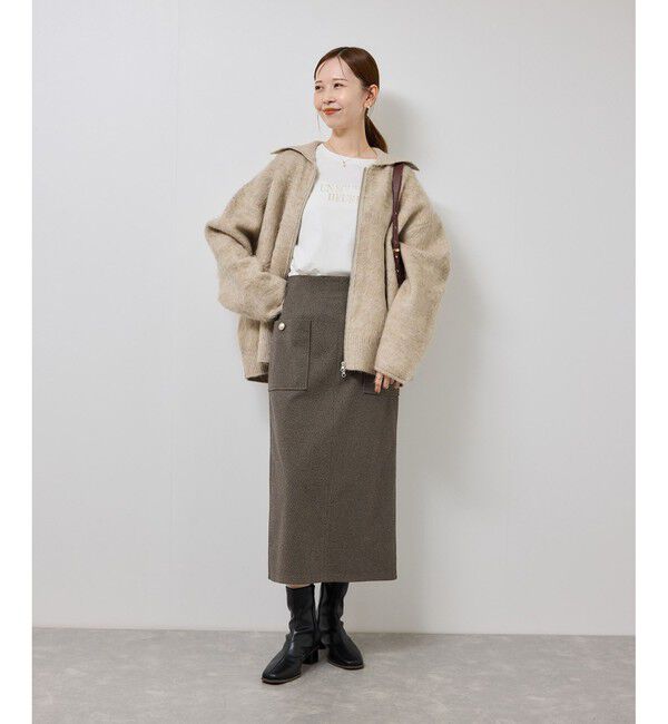 Rope&rsquo;Picnic「ジャージーアイラインスカート」|スカート|