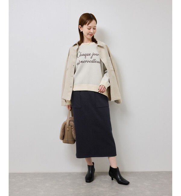 Rope&rsquo;Picnic「ジャージーアイラインスカート」|スカート|