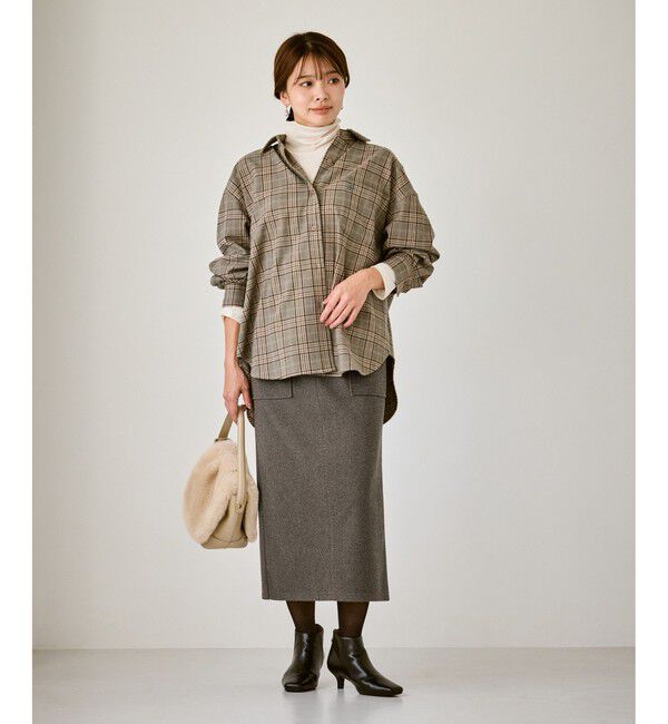 Rope&rsquo;Picnic「ジャージーアイラインスカート」|スカート|