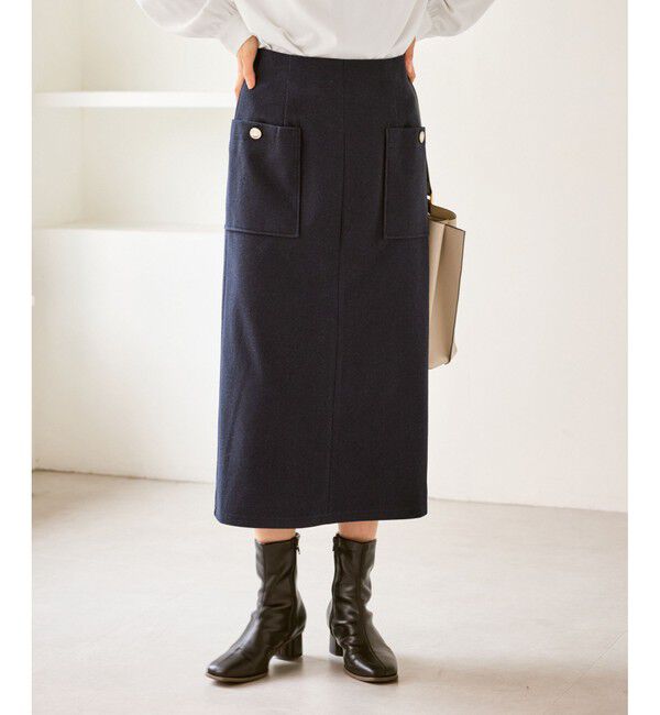 Rope&rsquo;Picnic「ジャージーアイラインスカート」|スカート|