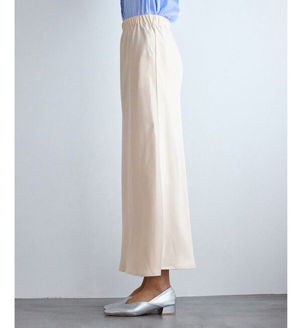Rope&rsquo;Picnic「細見えバイアスサテンスカート/イージーケア」|スカート|