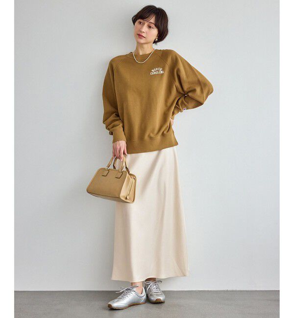 Rope&rsquo;Picnic「細見えバイアスサテンスカート/イージーケア」|スカート|