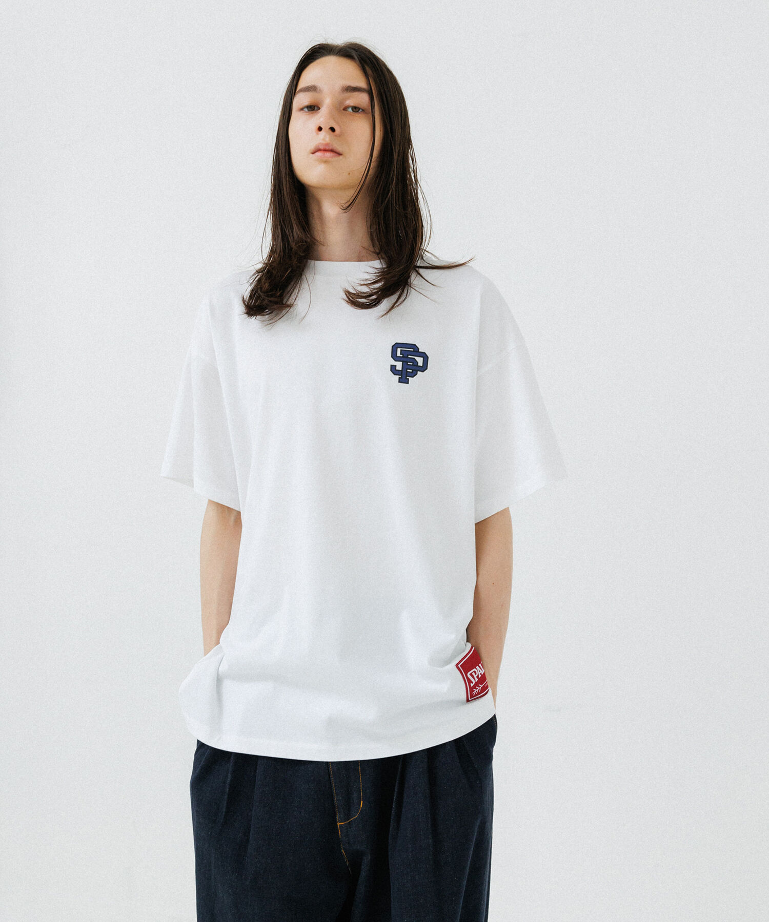 ADAM ET ROPE'「《別注》【SPALDING/スポルディング】LOGO TEE / UNISEX」|Tシャツ・カットソー|
