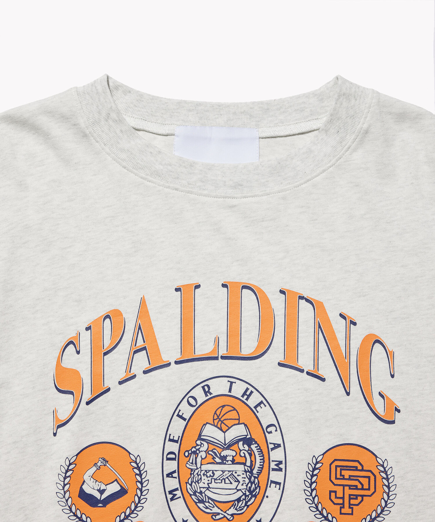 ADAM ET ROPE'「《別注》【SPALDING/スポルディング】COLLEGE BASKETBALL CLUB LIKE DESIGN TEE / UNISEX」|Tシャツ・カットソー|