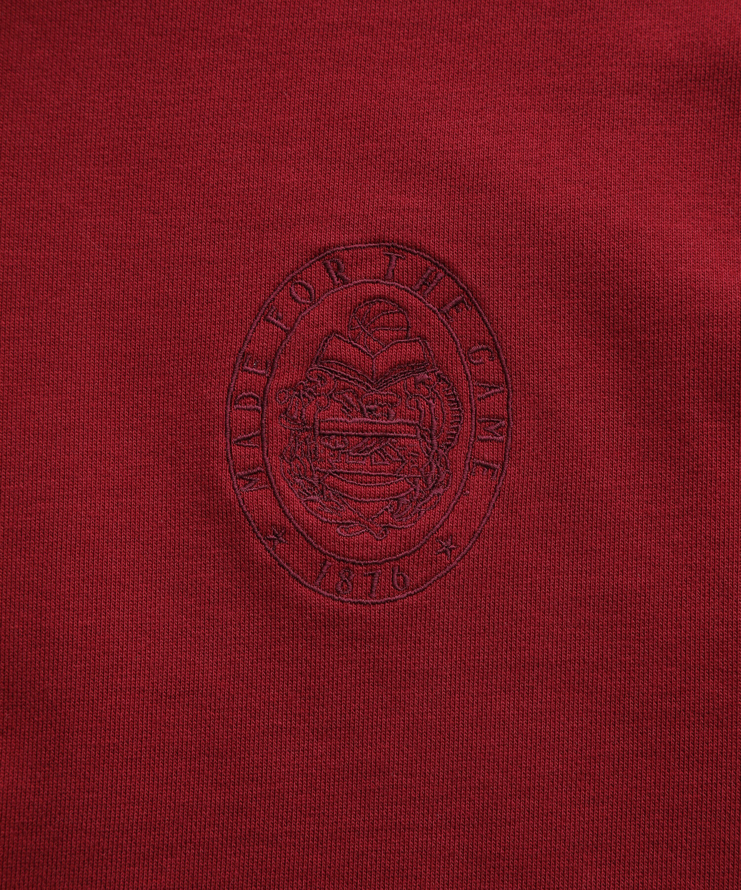 ADAM ET ROPE'「《別注》【SPALDING/スポルディング】EMBROIDERY HALF ZIP POLO SWEAT / UNISEX」|スウェット・ジャージ|