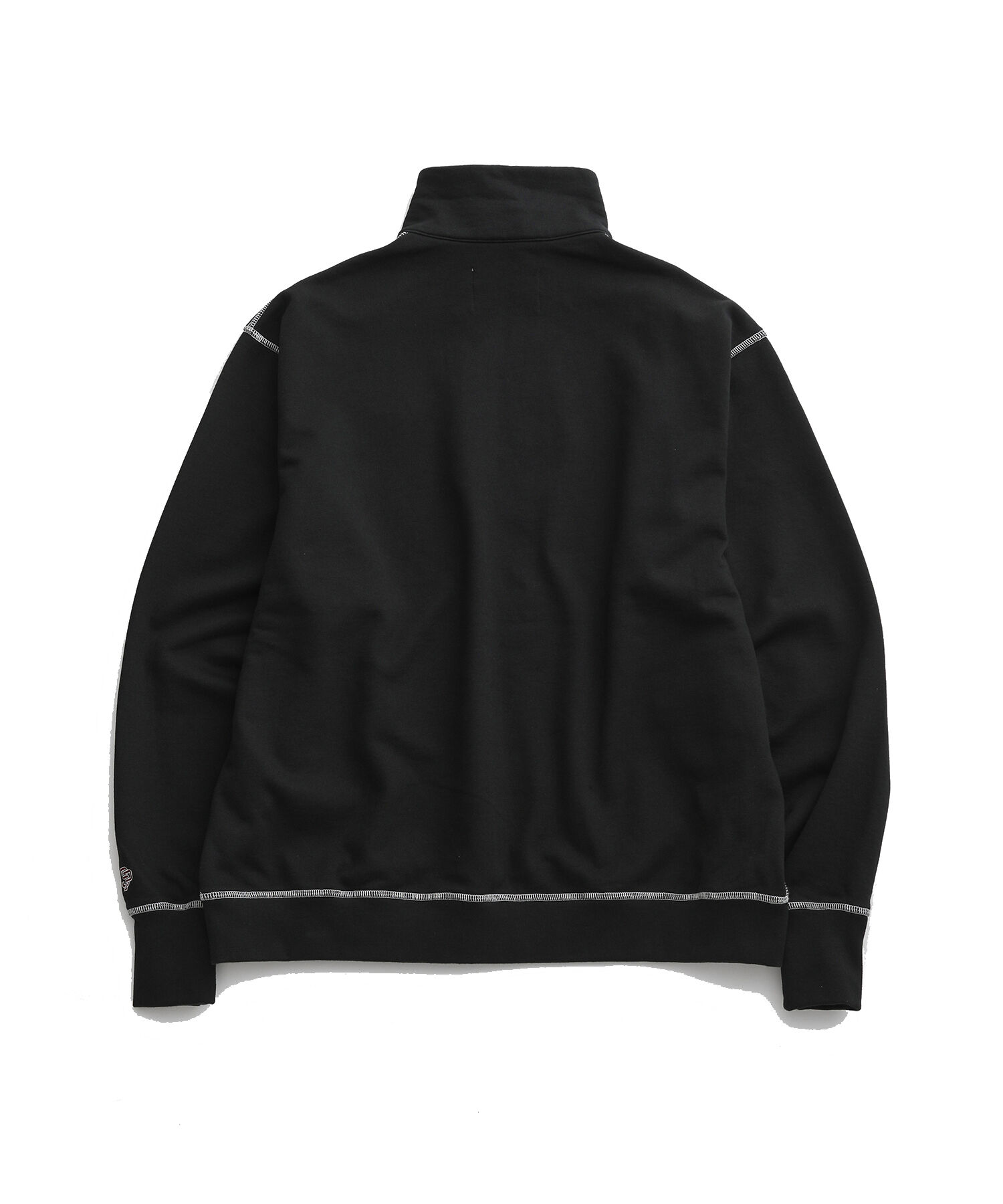 ADAM ET ROPE'「《別注》【SPALDING/スポルディング】EMBROIDERY HALF ZIP POLO SWEAT / UNISEX」|スウェット・ジャージ|