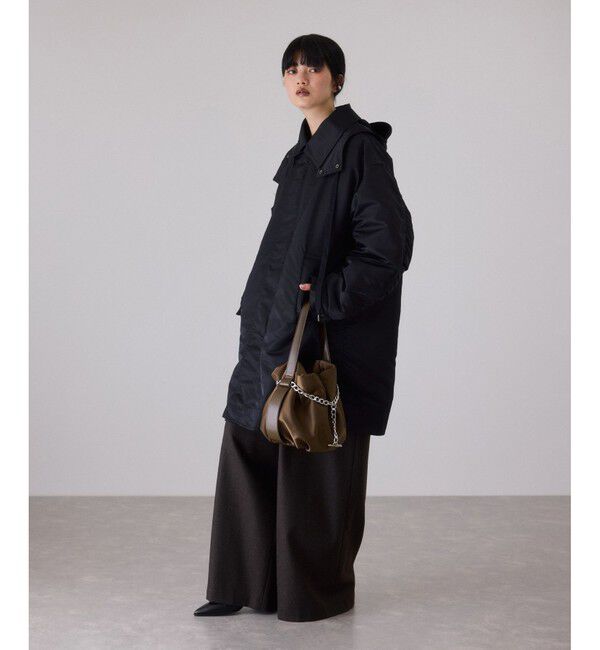 ADAM ET ROPE'「【サステナブル】チェーン巾着バッグ」|ハンドバッグ|