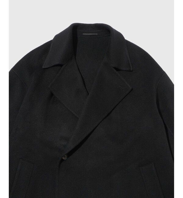 ADAM ET ROPE'「カシミヤ ダブルフェイス セミダブルコート / マフラー付き」|ステンカラーコート|