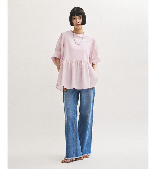 ADAM ET ROPE'「Iストラップラインストーンサンダル」|サンダル|