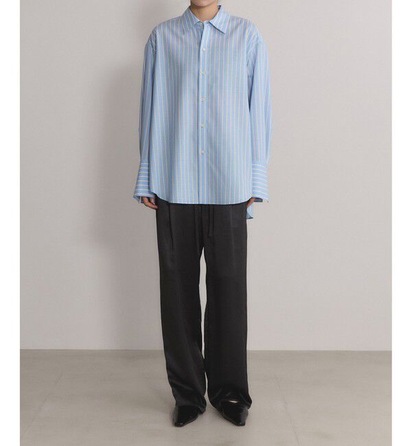 ADAM ET ROPE'「【EMOELLE】サマーウールシャツ」|シャツ・ブラウス|