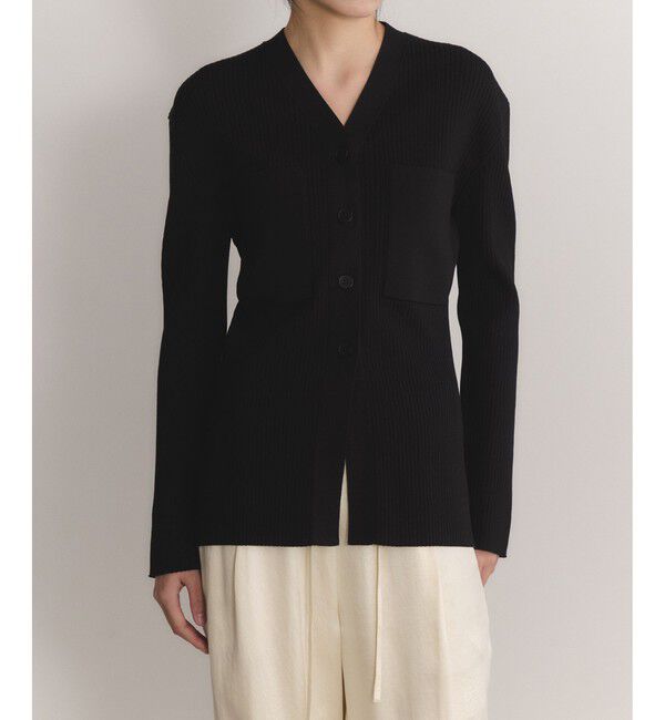 EMOELLE】ポケットリブカーディガン（ADAM ET ROPE'）｜ルミネの