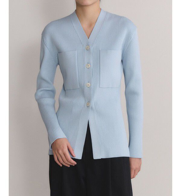 アダムエロペ emoelle ポケットリブカーディガン EMOELLE】ポケットリブカーディガン（ADAM ET ROPE'）｜ルミネの