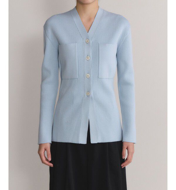 EMOELLE】ポケットリブカーディガン（ADAM ET ROPE'）｜ルミネの